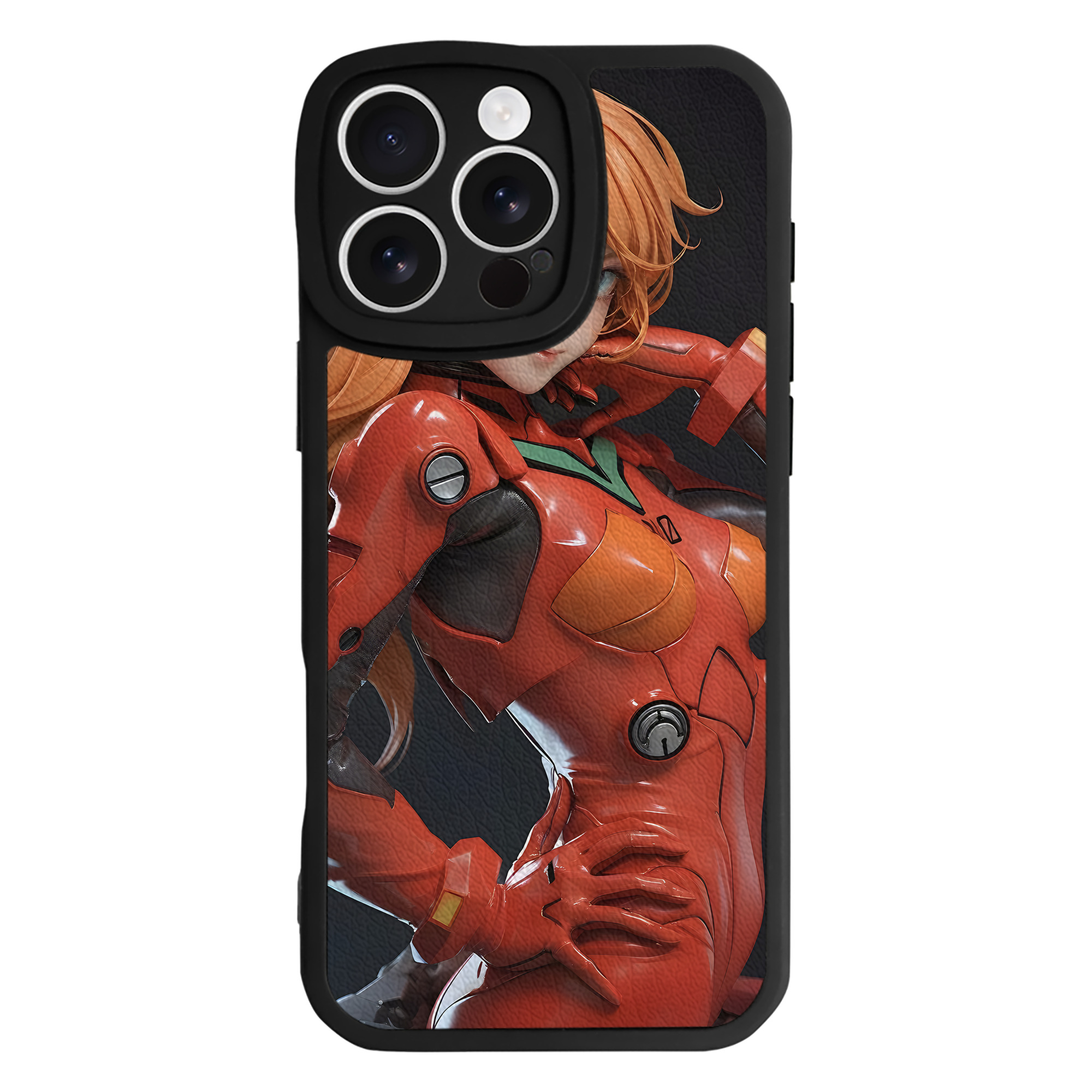 （画像用） EVA 新世紀エヴァンゲリオン 【iPhone 16シリーズ対応】シリコンスマホケース（レザー調） 材質：シリコン